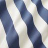Outdoor Fabric Canvas Block Stripes – indigo/ivory,  thumbnail number 2