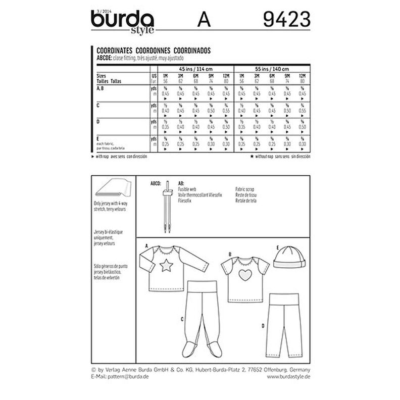 Shirt / Pants / Cap, Burda 9423,  image number 6