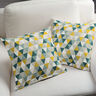 Half Panama Decor Fabric Triangles – green,  thumbnail number 7