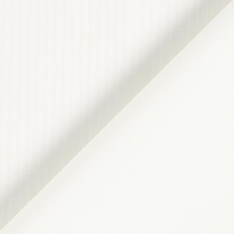 Herringbone shirt fabric – white,  image number 3
