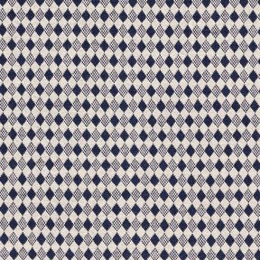 Ponte Roma Jersey Mini diamonds – light beige/navy blue, 