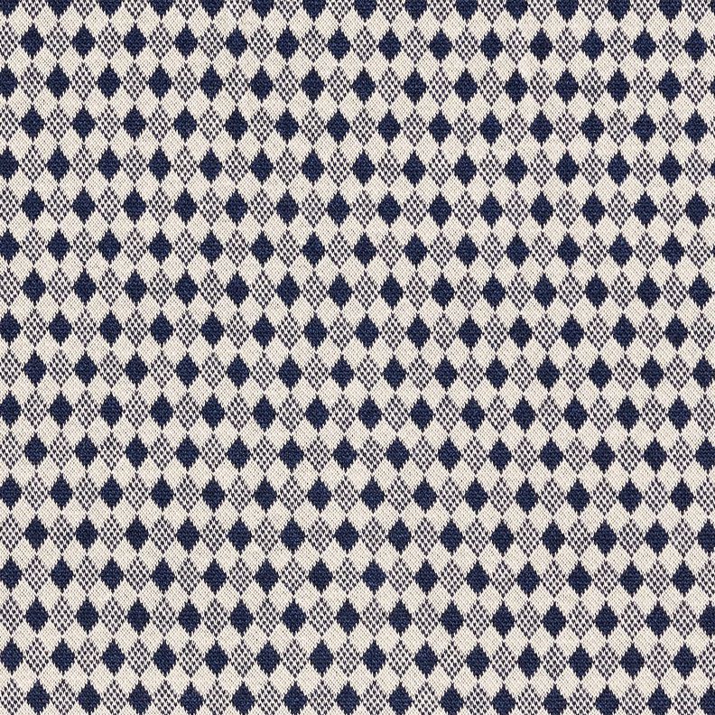 Ponte Roma Jersey Mini diamonds – light beige/navy blue, image number 1