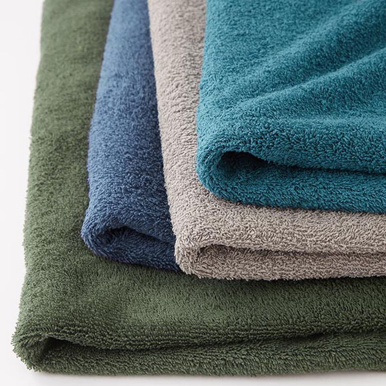 Towelling Fabric – dove blue, image number 9