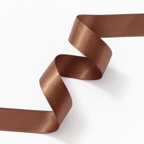Satin Ribbon [15 mm] – medium brown, 