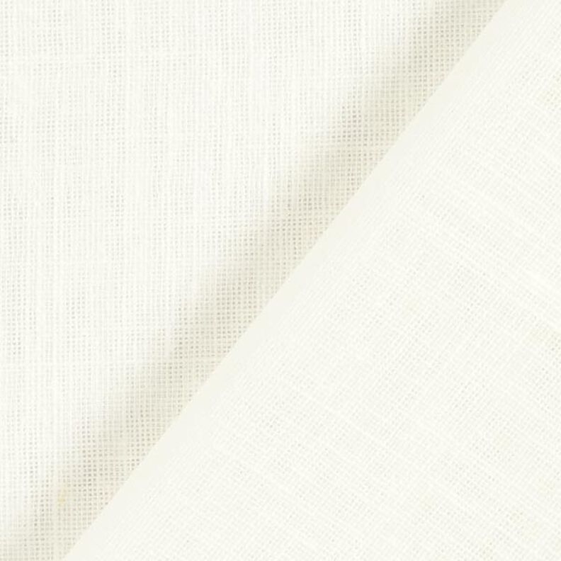 Curtain Fabric Voile Linen Look 300 cm – offwhite,  image number 3