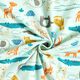 Cotton Jersey Jungle animals – mint,  thumbnail number 3