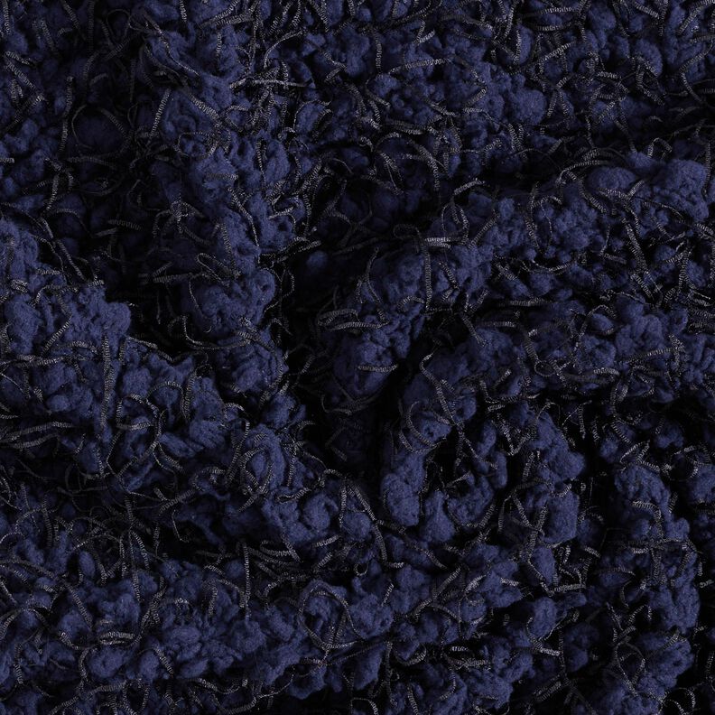 Faux fur effect threads – midnight blue,  image number 3
