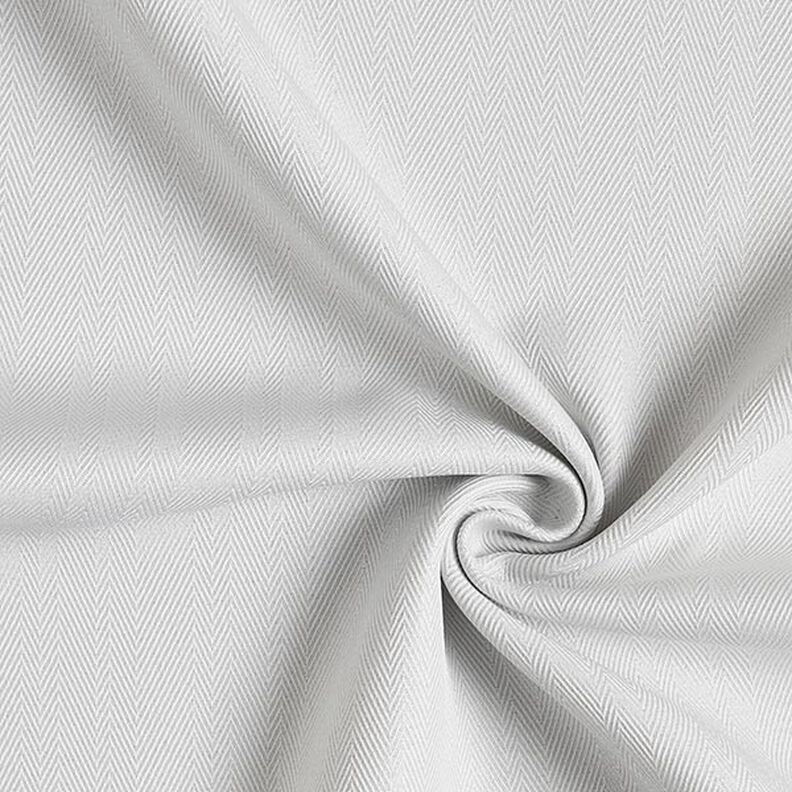 Blackout fabric Herringbone – white,  image number 3