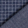 Jacquard knit brushed grid check – denim blue,  thumbnail number 5