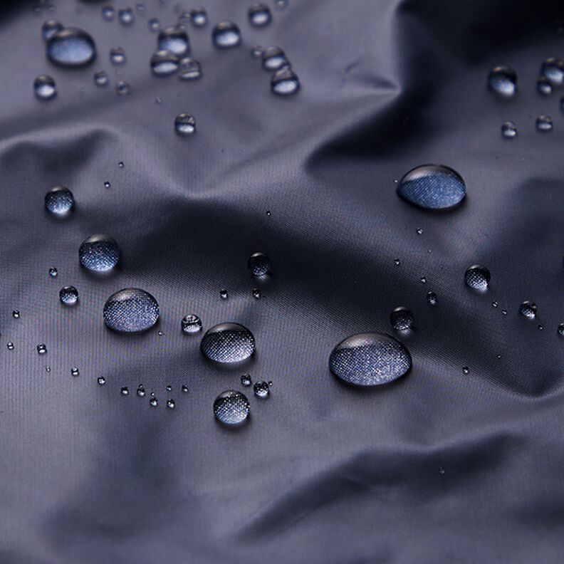 Water-repellent jacket fabric ultra lightweight – navy blue,  image number 5