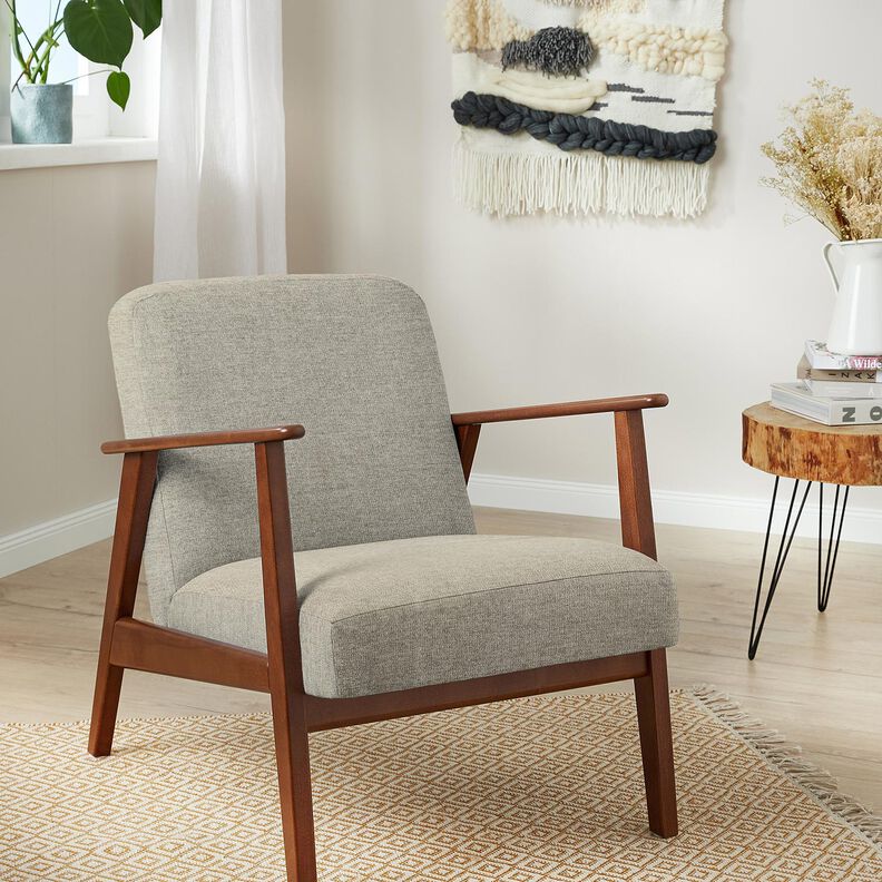Upholstery Fabric Soft Woven Fabric – light taupe, image number 5