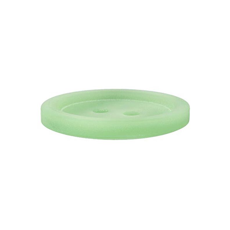 Basic 2-Hole Plastic Button - light green,  image number 2