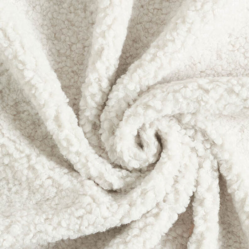 Upholstery Fabric Teddy fur – light beige,  image number 1
