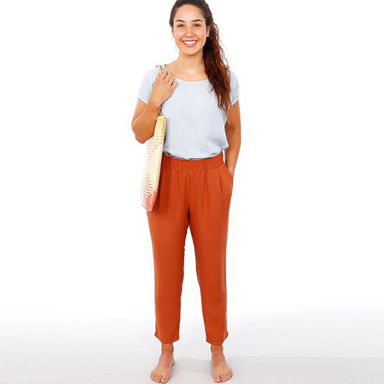 FRAU HANNA - elasticated casual trousers, Studio Schnittreif | XS - XXL,  image number 2