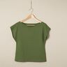 Medium Cotton Jersey Plain – olive,  thumbnail number 6
