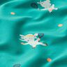French Terry Tennis animals | PETIT CITRON – petrol,  thumbnail number 2