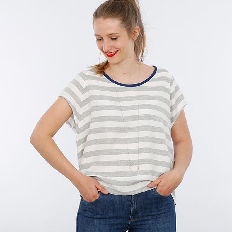 FRAU MIA - loose raglan blouse, Studio Schnittreif  | XS -  XL,  image number 3