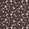 Cotton Jersey millefleurs – black brown,  thumbnail number 1