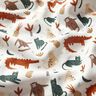 Muslin young animals, smooth – ivory/dark green,  thumbnail number 3