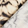 Viscose Linen Blend blurred flowers digital print – light beige/black,  thumbnail number 4