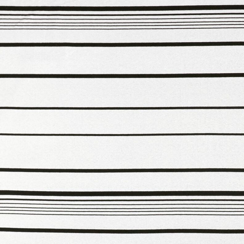 jacquard knit irregular stripes – offwhite/black, image number 1