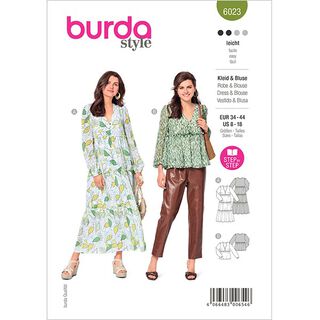 Dress / Blouse,Burda 6023 | 34 - 44, 