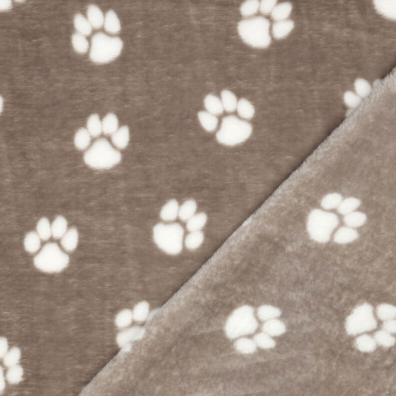 Cosy Fleece animal paws | by Poppy – light taupe/ivory,  image number 4