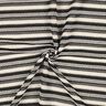 Knit Fabric Stripes| Poppy Fabrics – black/offwhite,  thumbnail number 3