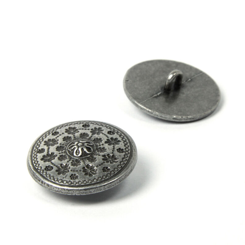 Metal Button Fleur Rustic 1,  image number 2