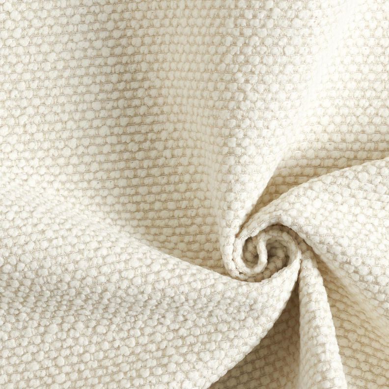 Outdoor Fabric Bouclé Look – cream,  image number 1