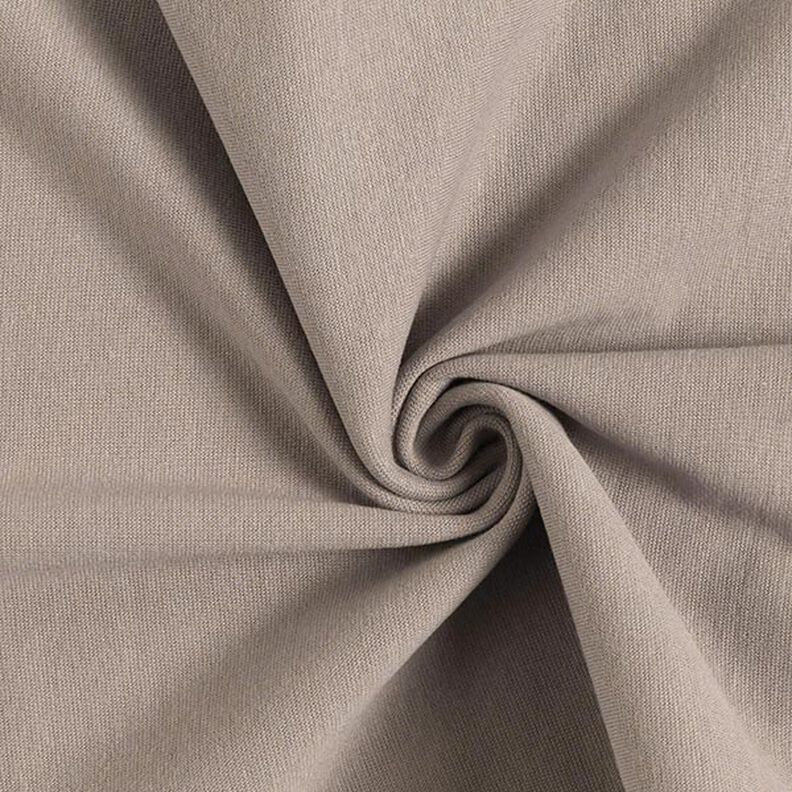 Cuffing Fabric Plain – dark taupe,  image number 1