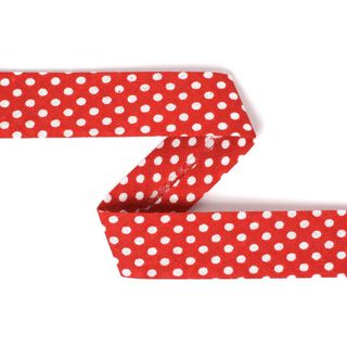 Polka Dot Bias Tape (20 mm) 10 – red, 