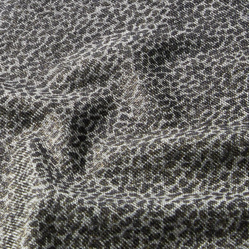 Jacquard jersey leopard print – metallic gold/grey,  image number 2