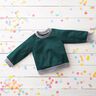 Light Cotton Sweatshirt Fabric Plain – dark green,  thumbnail number 7