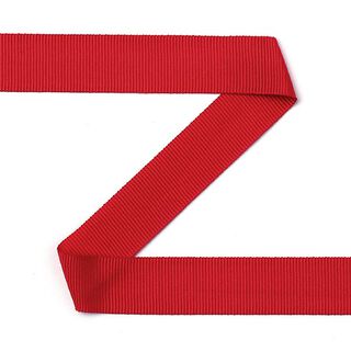 Corded ribbon uni – red, 