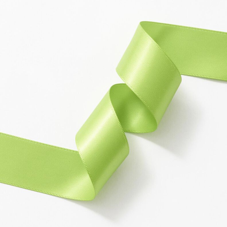Satin Ribbon [25 mm] – apple green,  image number 3