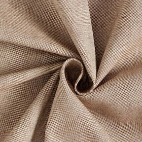 Decorative fabric, Chambray half Panama, recycled – medium brown, 