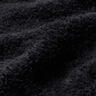 Plain cotton sherpa – black,  thumbnail number 2