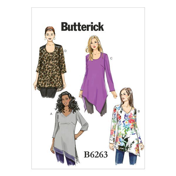 Top / Tunic, Butterick 6263 | 18W - 24W,  image number 1