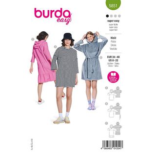 Dress | Burda 5851 | 34-48, 