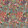 Floral Mandala Decor Tapestry Fabric – black,  thumbnail number 1