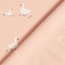 Cotton Jersey Geese and flowers – rosé,  thumbnail number 4