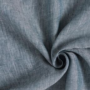 Mottled pure linen – denim blue, 