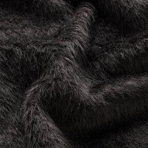 Plain Fluffy Coating Fabric – black, 