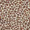 Brushed Sweatshirt Fabric leopard print | Poppy Fabrics – cream/dark brown,  thumbnail number 1