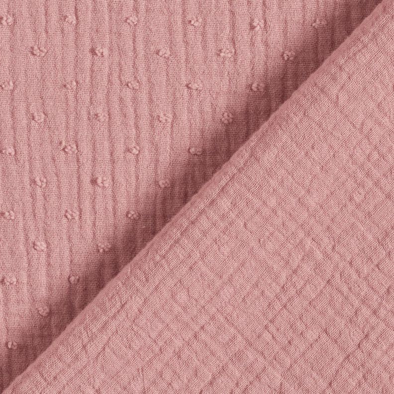 Double Gauze/Muslin dobby – hollyhock,  image number 4