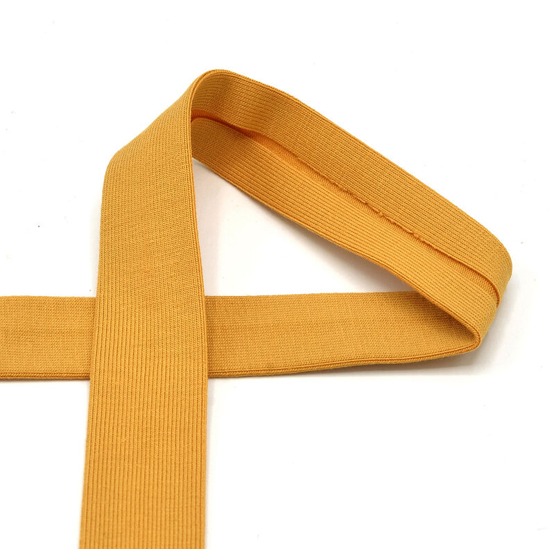 Bias binding Cotton Jersey [20 mm] – curry yellow,  image number 1
