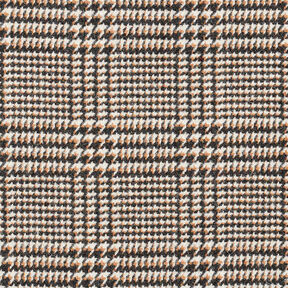 Glen Plaid Coating Fabric &ndash; anthracite/beige | Remnant 90cm, 