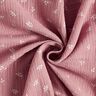 Double Gauze/Muslin branch – dark dusky pink/white,  thumbnail number 3
