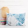 Decorative fabric Panama Corals – blue,  thumbnail number 6